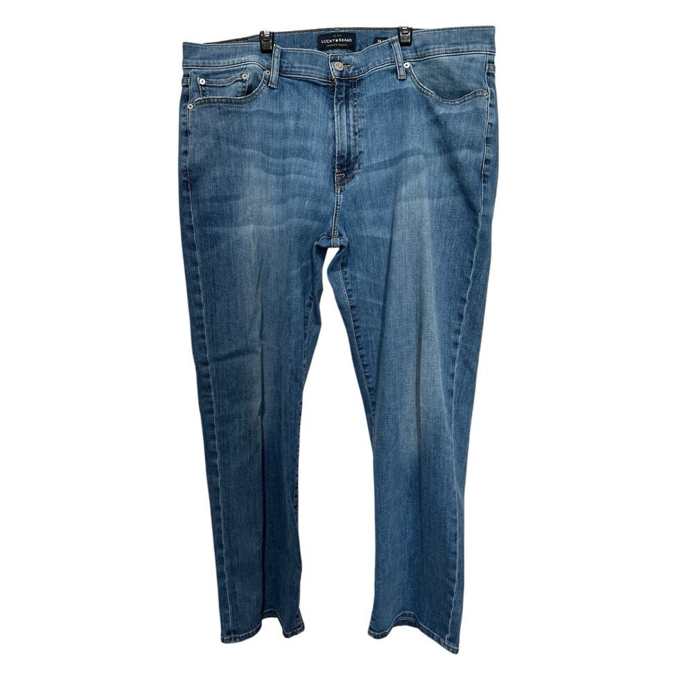 Lucky Brand Mens Blue Jeans 221 Straight leg Medium Wash 38X30 Cotton Blend